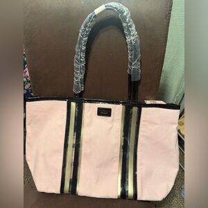 Victoria's Secret Pink Tote Bag w/ matching makeup bag NWT-